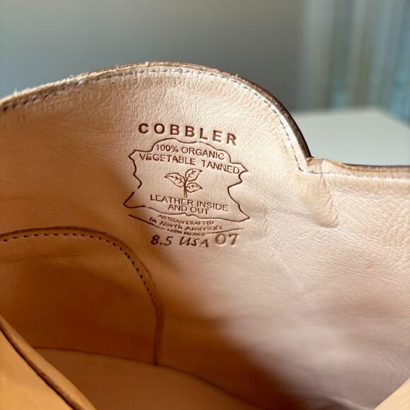 Bed Stu Isla Cobbler Brown Leather Ankle Boots Women’s 8.5 Rustic Heeled Booties - Picture 12 of 12